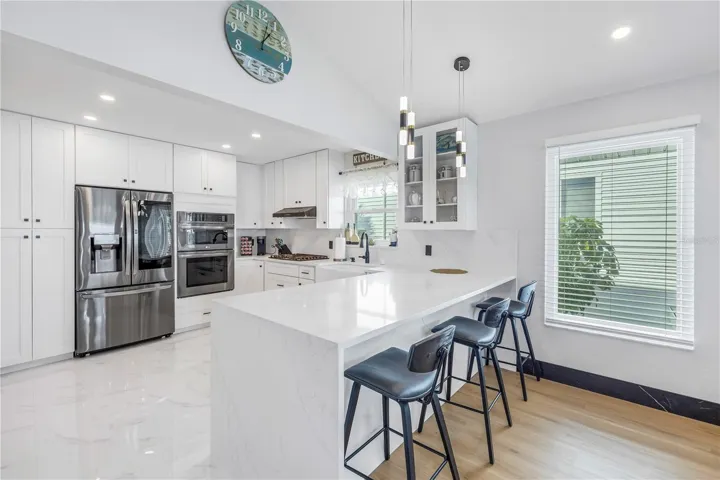 Kitchen with Brand New LG Appliance Package.