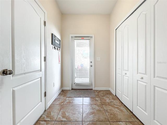 Garage Left, Laundry Closet Right