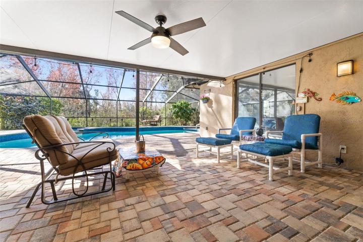 Pavered deck