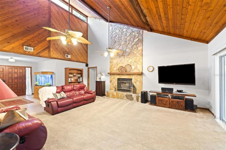 Living room separates owners bedroom from others