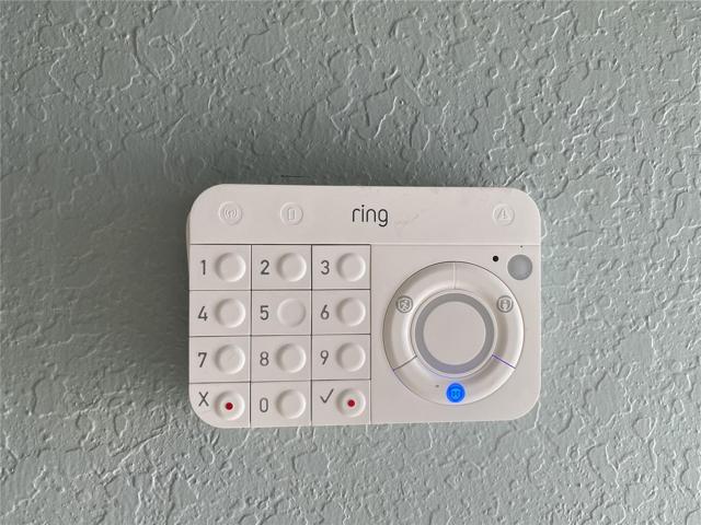 Ring Security Keypads  in Foyer and Laundry Room