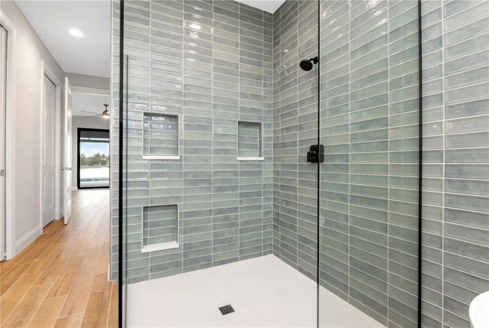Walk in shower in primary en suite
