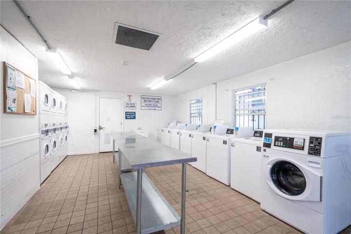 The complex has a laundry room.