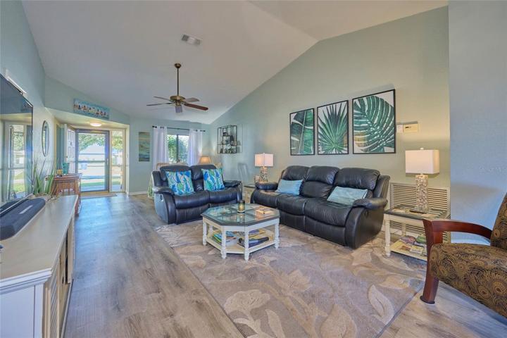 Open, airy feel in the home