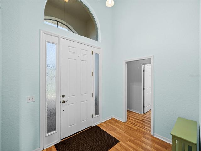 Interior front entry