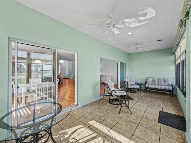 Enclosed veranda