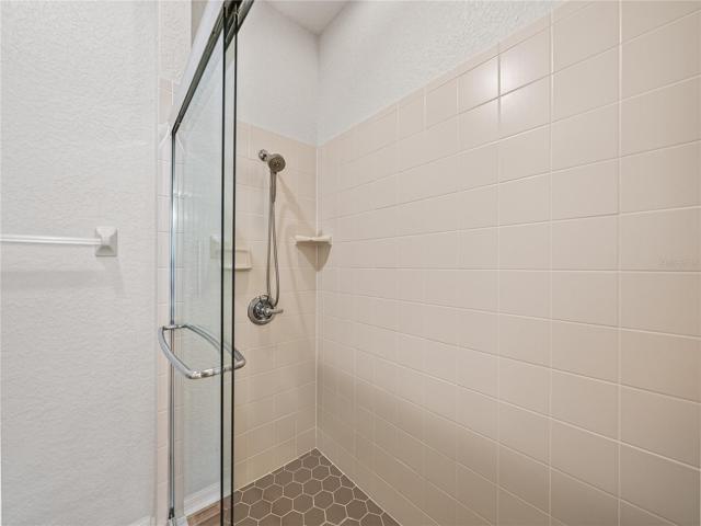 Master shower