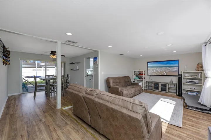 Spacious Living Room and Dining Room