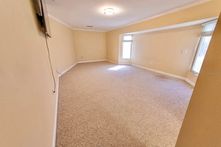 Massive master bedroom with bump-out and room for a desk/couch/chaise