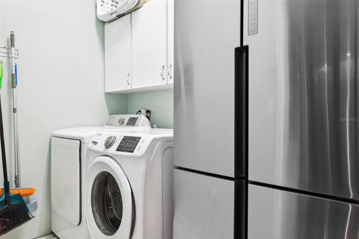 Inside laundry room
