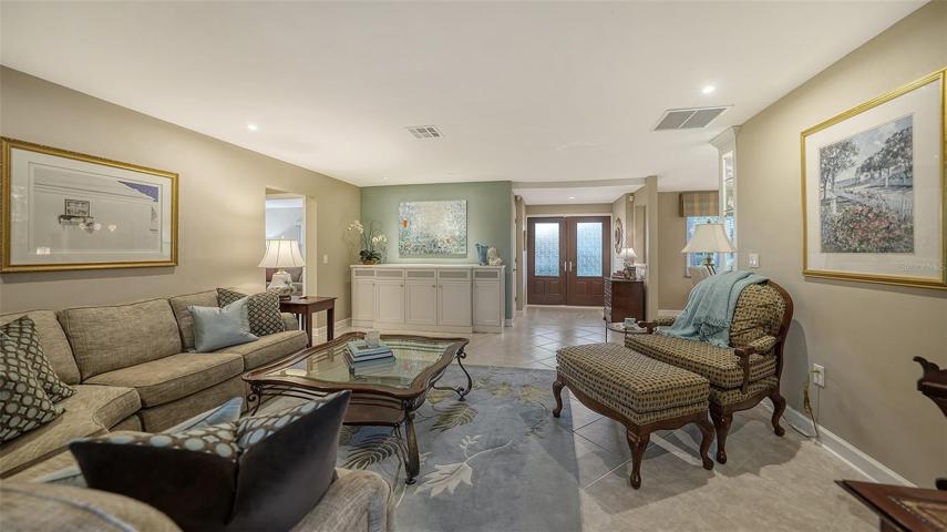 A warm & inviting space for enjoying a movie or reading a great book