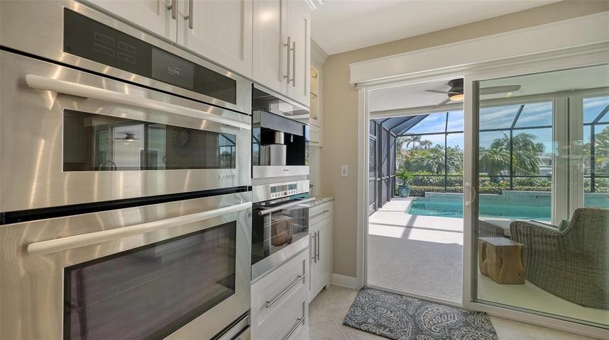 A culinary joy - Wolf Steamer oven to 2 convection ovens/microwave & warming drawer...