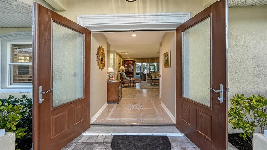 Custom double doors to reveal the magic inside ..