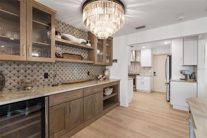 Dry Bar w/Wine Fridge