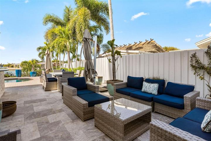 Outdoor entertainment area