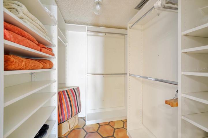 Walk in closet in Primary bedroom
