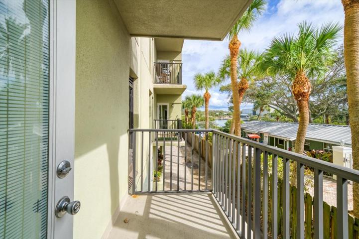 Private balcony off of third bedroom