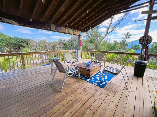 Large outdoor covered porch