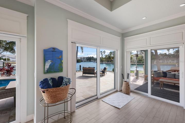 Back Door Leading to the Fabulous Water View