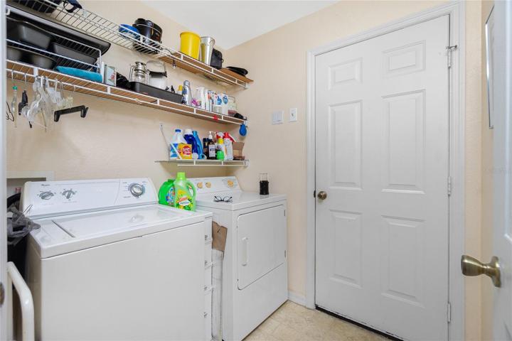 Laundry room.
