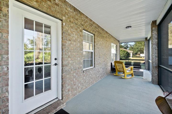 Back patio