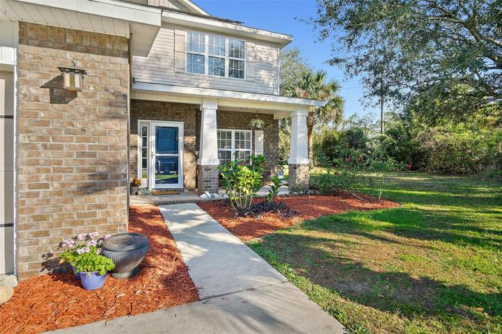 Entry path and front porch