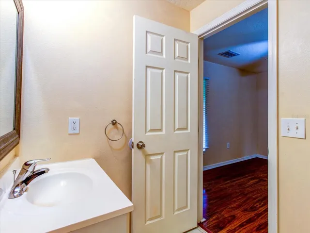 Primary Bathroom looking out