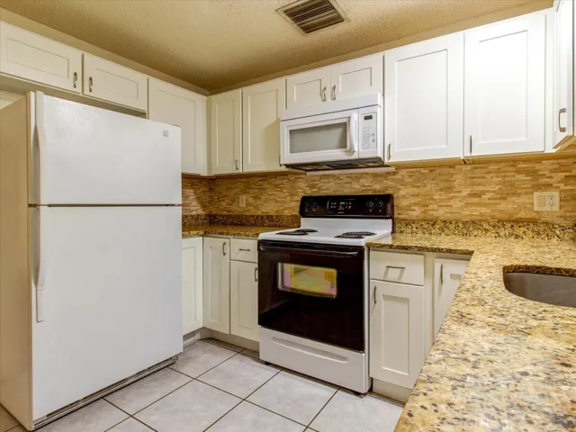 Kitchen with Solid Granite Countertops