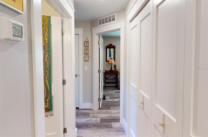 Hall to Bedrooms, Bath and Laundry