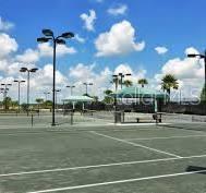 9 HAR-TRU Tennis Courts with viewing stands