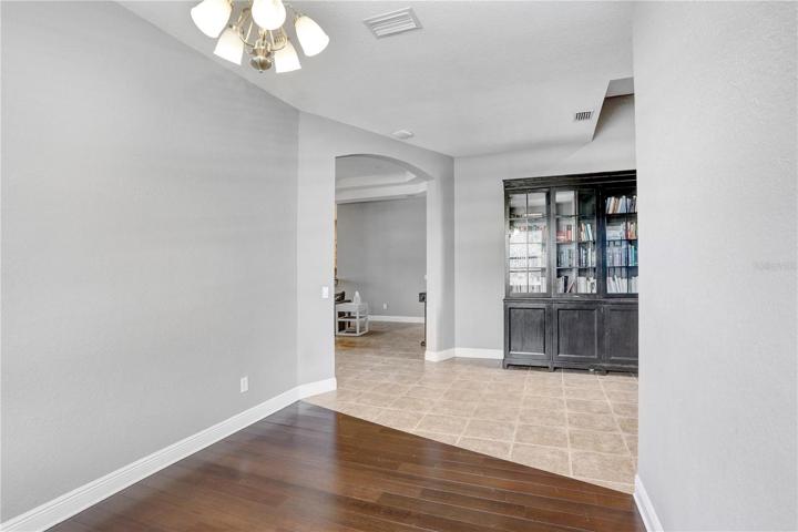 VIEW FROM DINING ROOM, TOWARDS GREAT ROOM