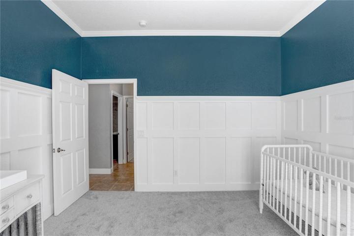 BEDROOM 2 W/WALKIN CLOSET, BRAND NEW CARPETING, WOOD PANEL DECO, FRESHLY PAINTED