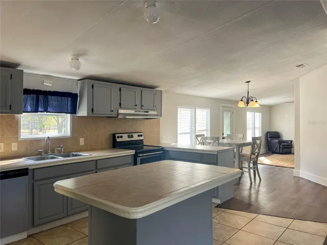 Open Kitchen with Island