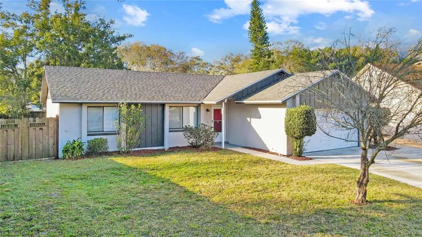 Gorgeous & Affordable THREE-Bedroom, TWO-Bath Concrete-Block Single-Family Home with a Two-Car Garage and a HUGE Fenced Back Yard on a Quiet Cul-de-Sac with NO HOA! HOLY COW!
