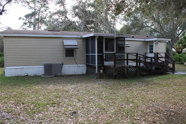 Rear of primary home.