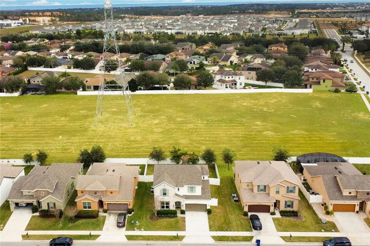 Aerial view of the front