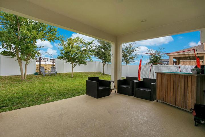 Covered patio