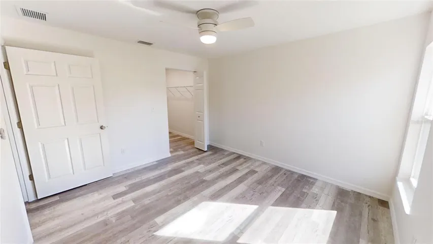 Guest Bedroom with walk in closet