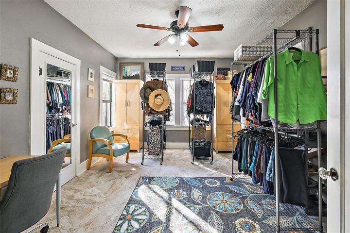 Bedroom 3 - currently utilized as a large dressing room