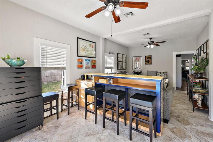 Extended family room