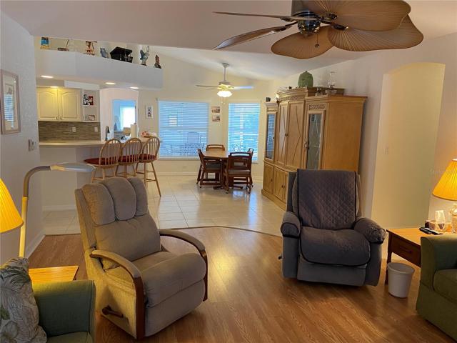 Family Room, Breakfast Area and Kitchen