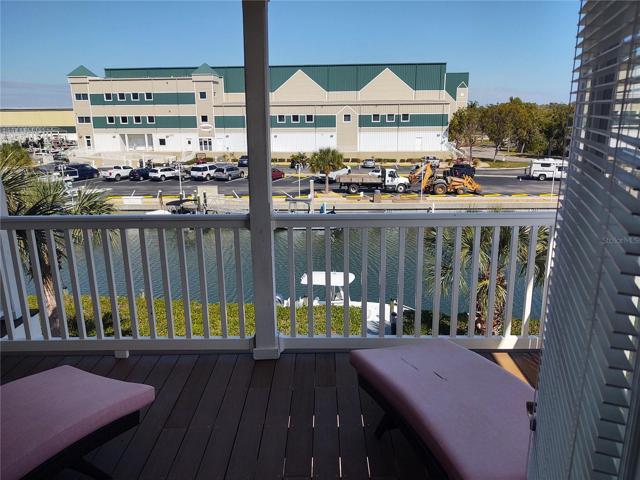 view boat dock from primary bedroom