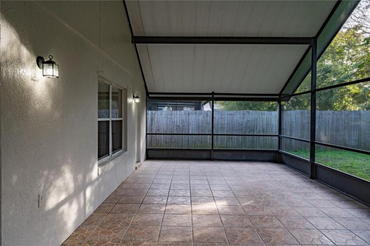 Screened porch