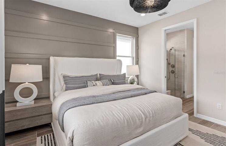 Model Home Design Only. Pictures and furnishings are for illustrative purposes only. Elevations, colors and options may vary. Furniture is for model home staging only.