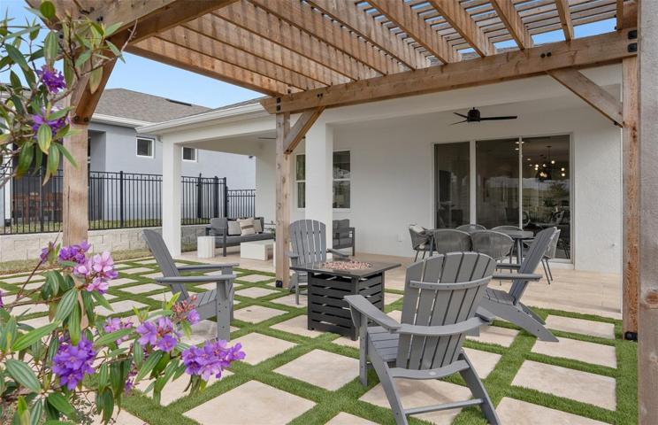 Model Home Design Only. Pictures and furnishings are for illustrative purposes only. Elevations, colors and options may vary. Furniture is for model home staging only.