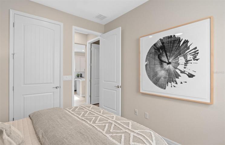 Model Home Design Only. Pictures and furnishings are for illustrative purposes only. Elevations, colors and options may vary. Furniture is for model home staging only.