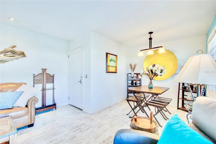 Living / Dining and Front Door.