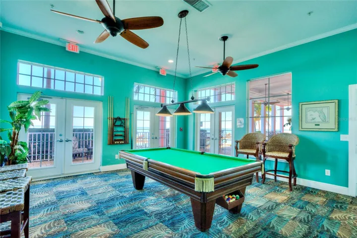 Billiard Room in Yacht Club / Clubhouse.