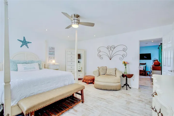 Oversized Owners suite with massive walk in closet allows plenty of room for a sitting area, desk/home office or exercise barre.