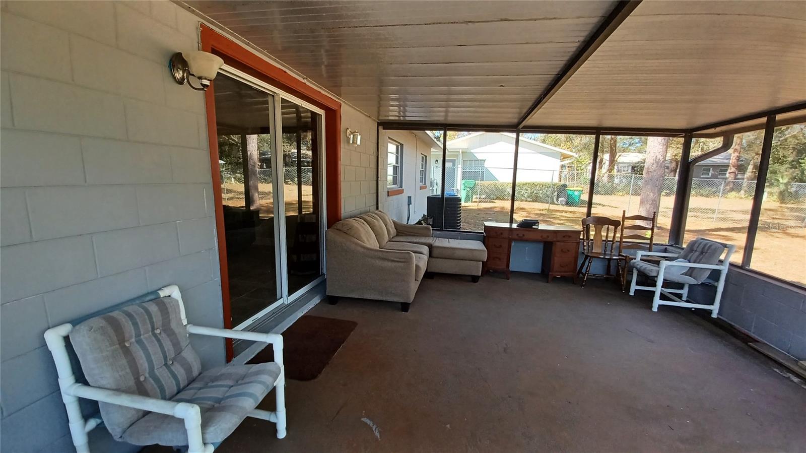 Rear Screened Porch
